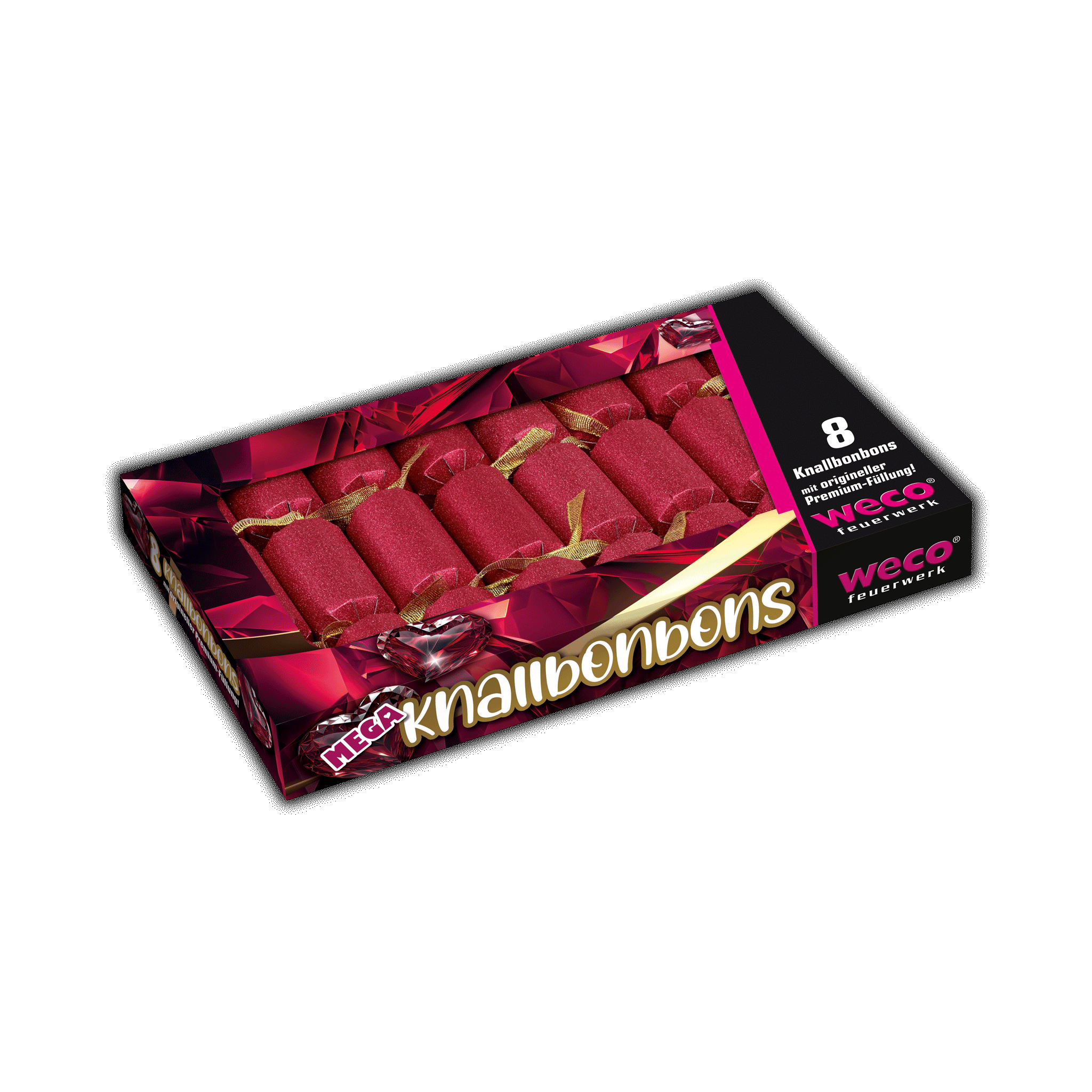 Knallbonbon matt rot