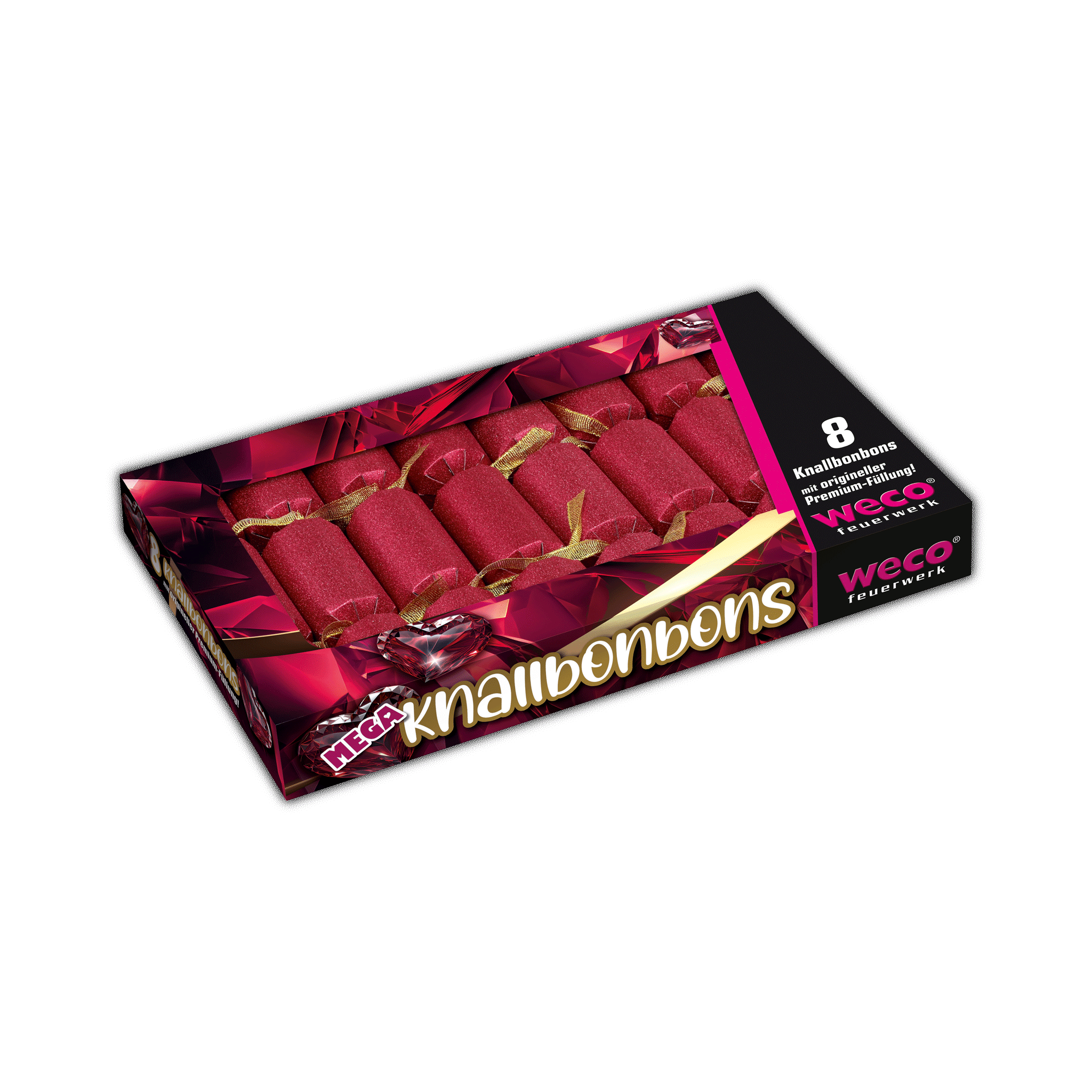 Knallbonbon matt rot