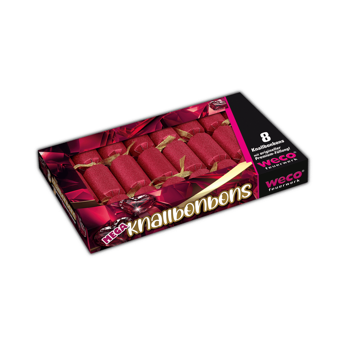 Knallbonbon matt rot