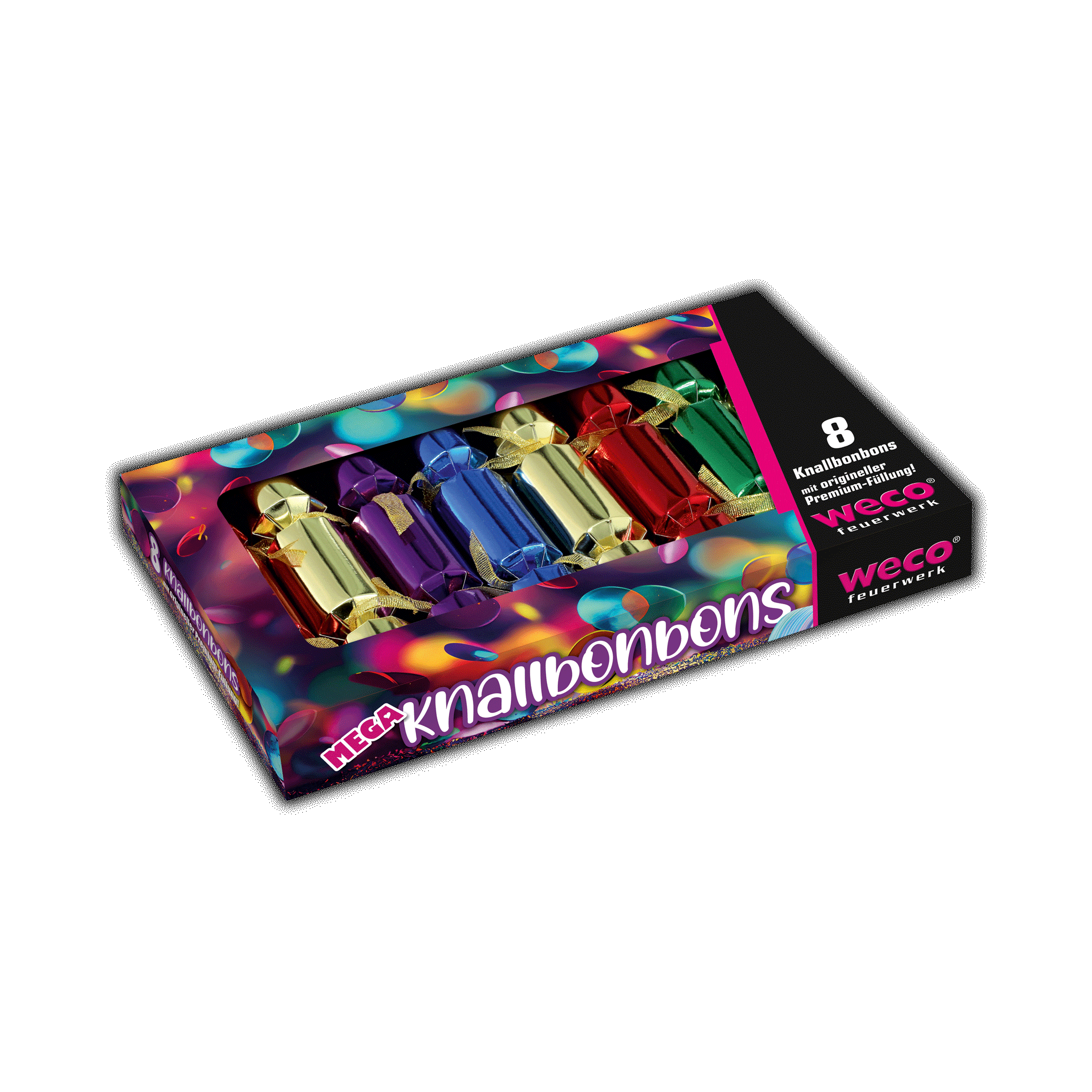 Knallbonbon bunt glänzend