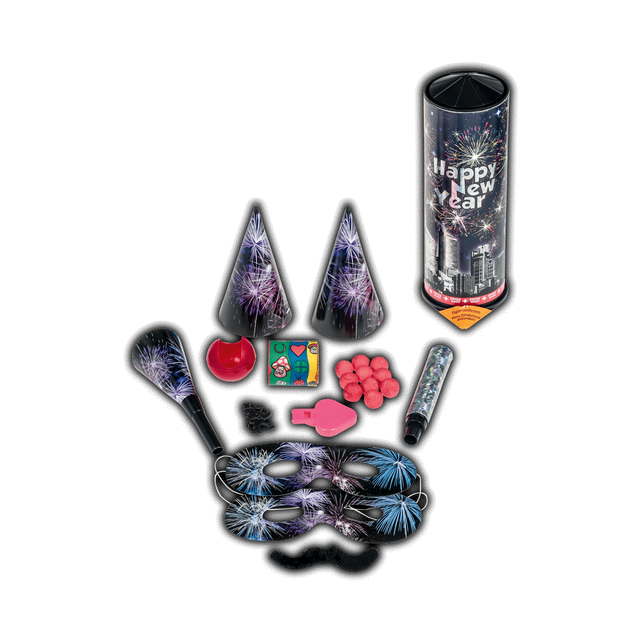Tischbombe Happy New Year