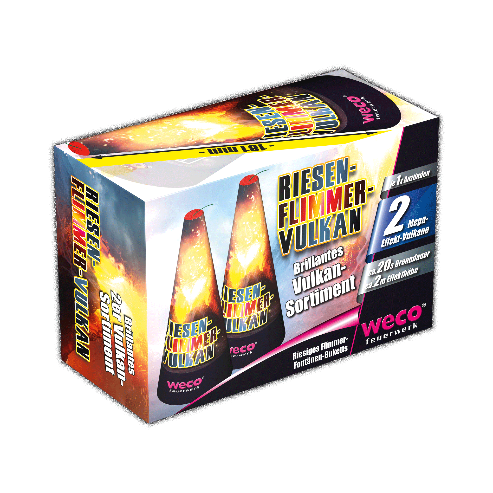 Riesen Flimmervulkan