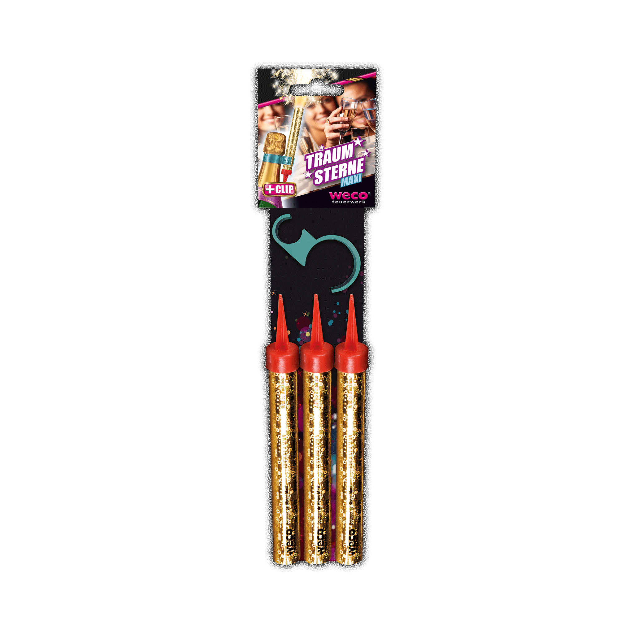 Traumsterne mit Flaschenclip