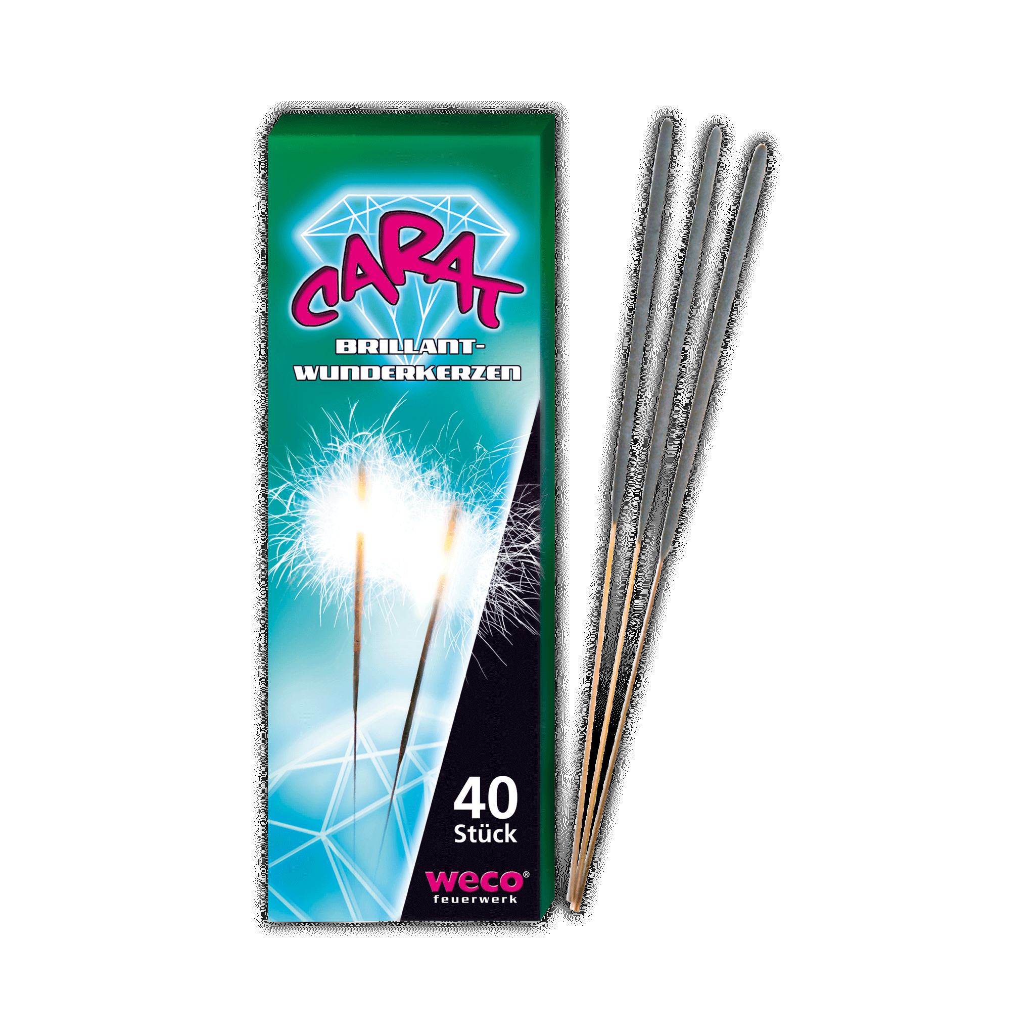 CARAT Wunderkerzen, 17 cm