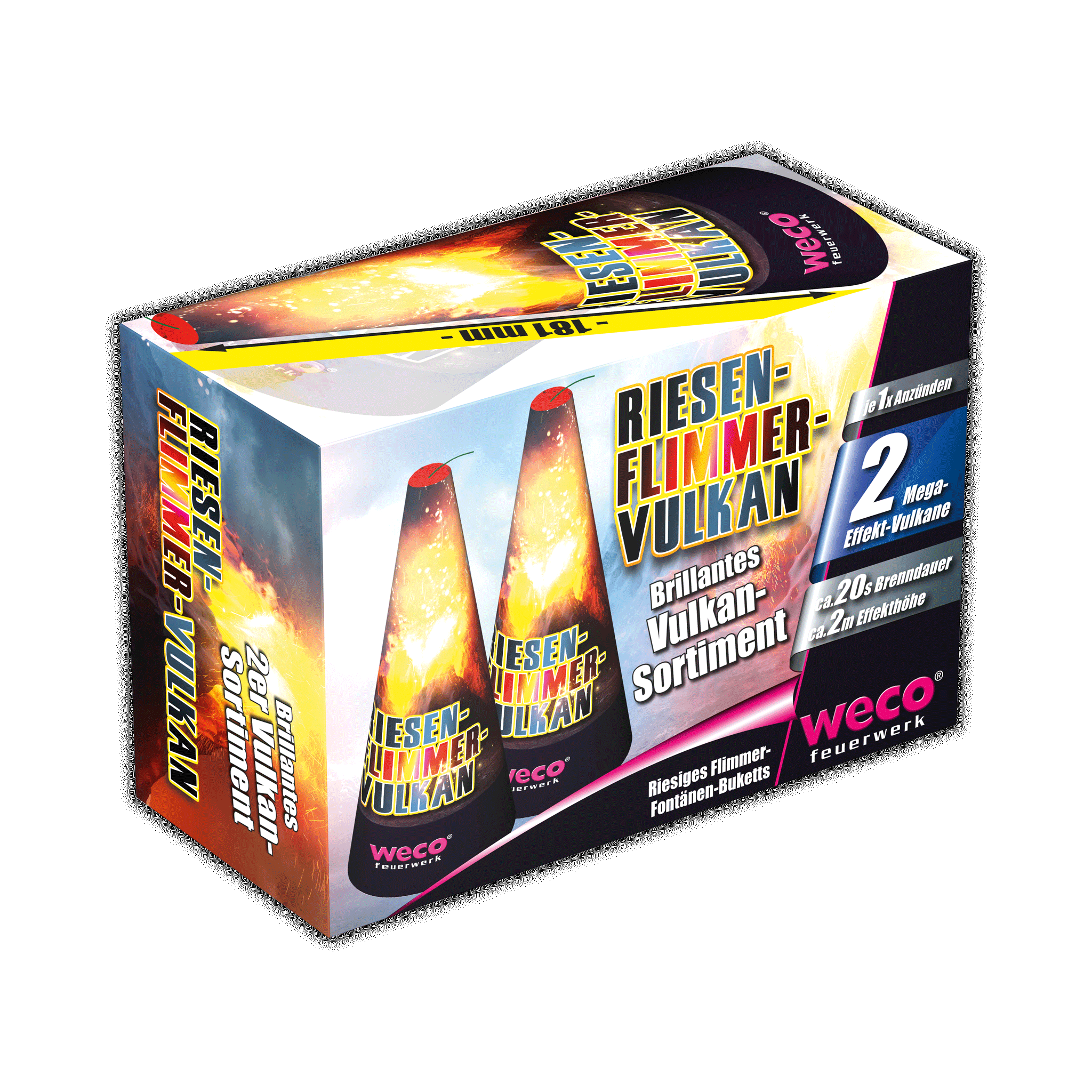 Riesen Flimmervulkan