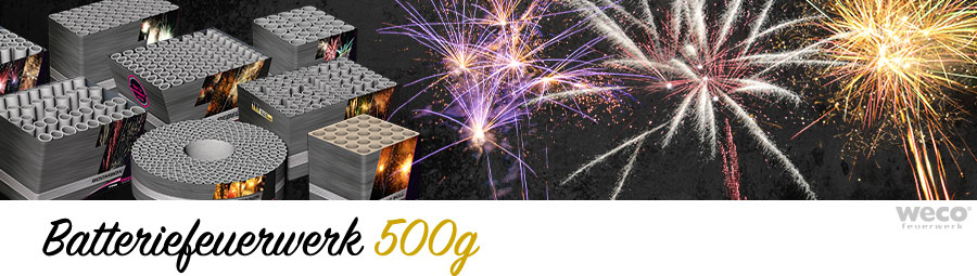 Weco-Feuerwerk-Batteriefeuerwerk-500g
